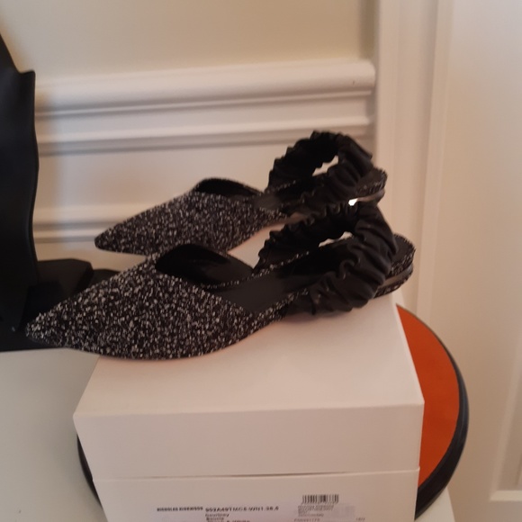 Nickolas Kirkwood Grey Melange Mules - Picture 4 of 6